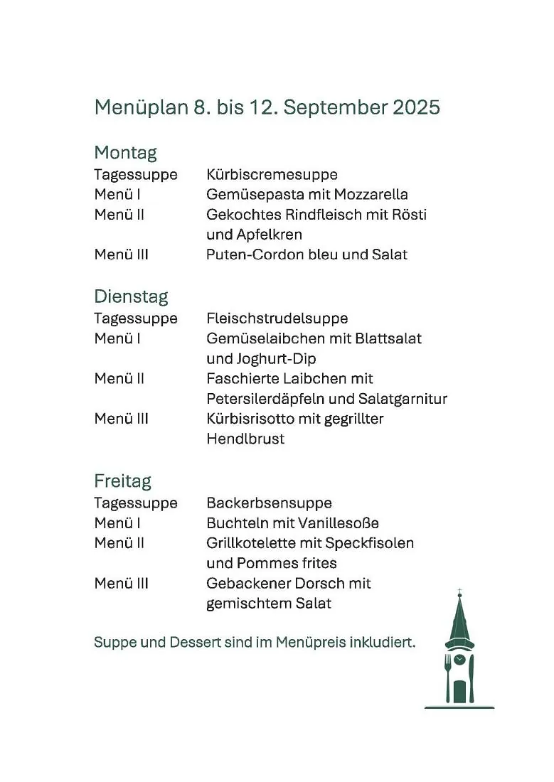 Menüplan